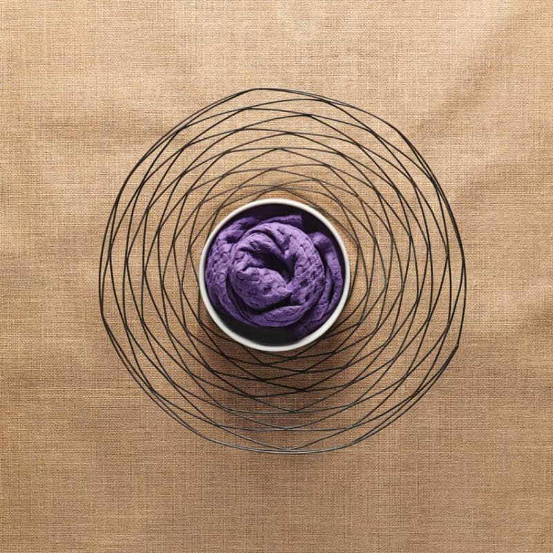 Alyssa Waffle Hand Towel (Violet) - Set Of Two media 3