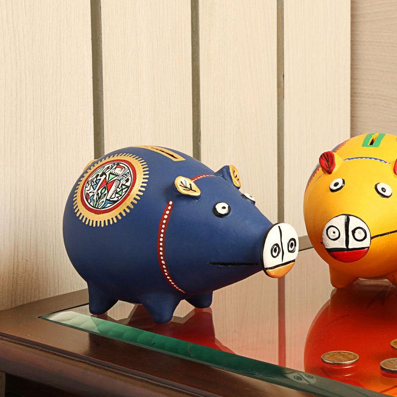 Cody Blue Piggy Bank media 3