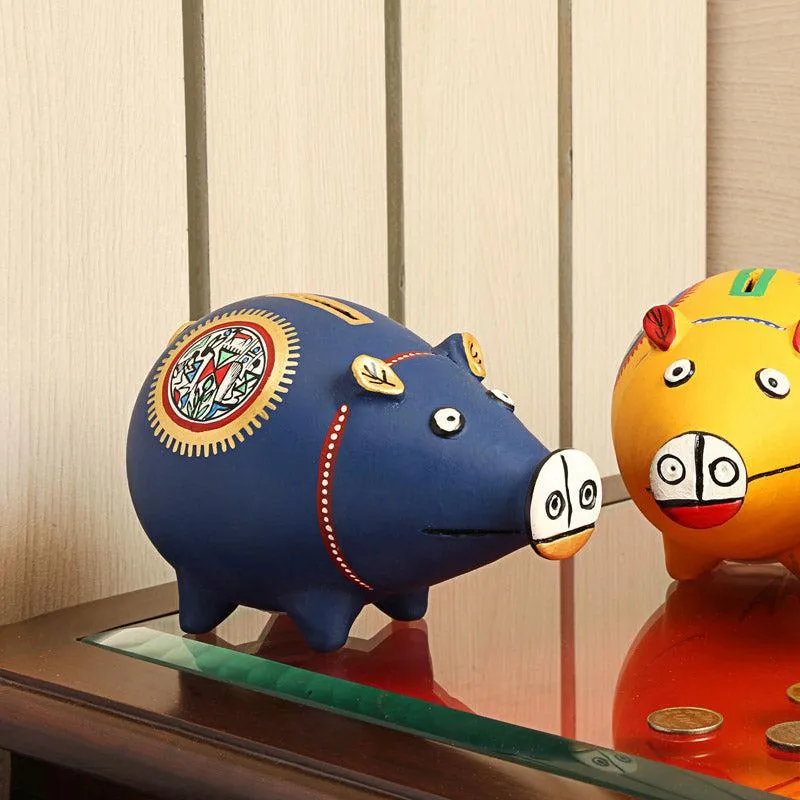 Cody Blue Piggy Bank media 3