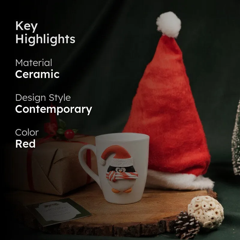 Yuletide Ceramic Coffee Mug (300 mL) - Two Piece Set media 2