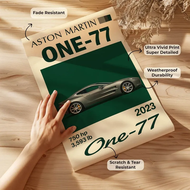 Aston Martin One-77 Wall Poster media 7