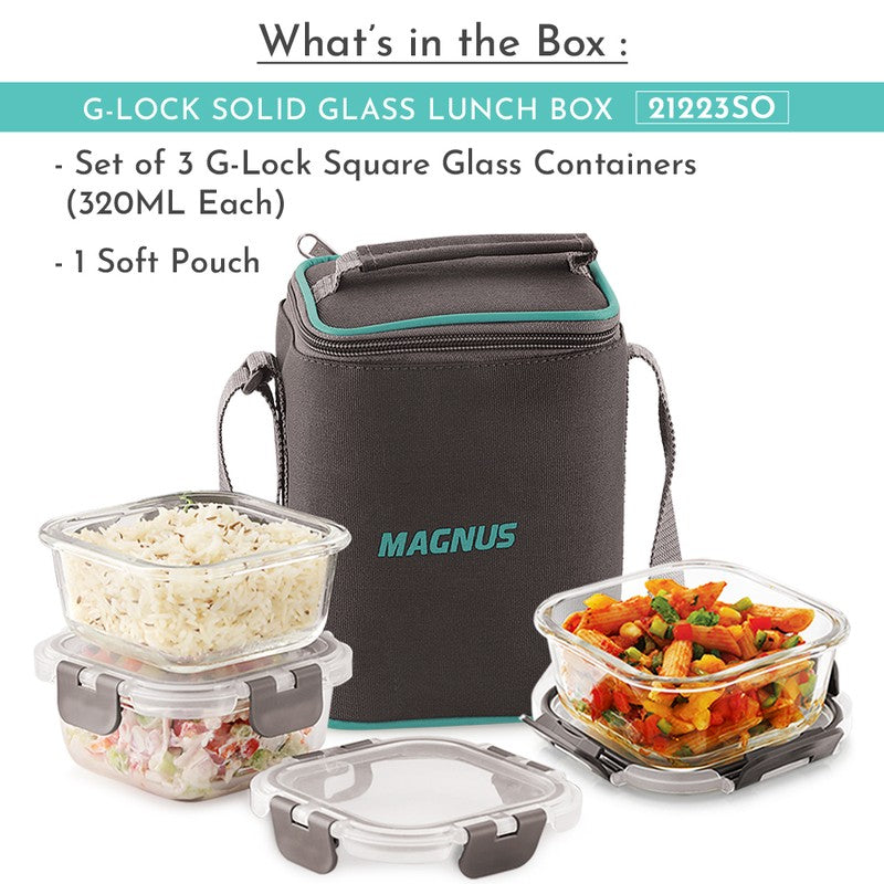 Norva Pack Lunch Box with Lunch Bag - Four Piece Set media 5