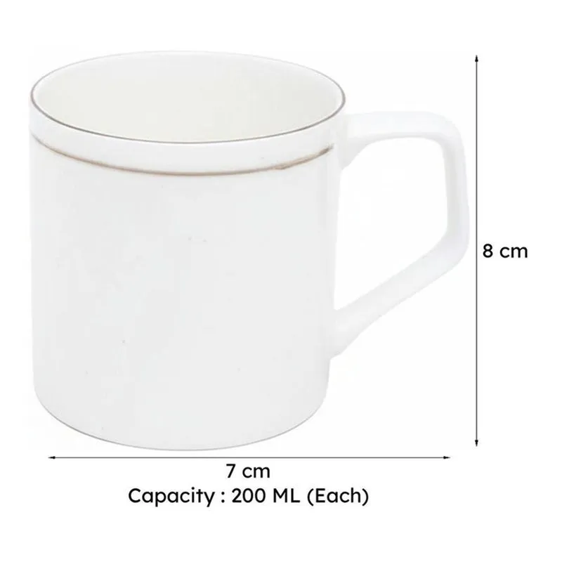 Liberty Bone China Tea Cup (200 mL Each) - Set of Six media 6