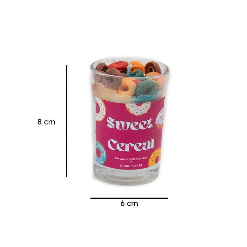 Sweet Cereal Scented Candle - Vanilla, Cinnamon, Rose media 6