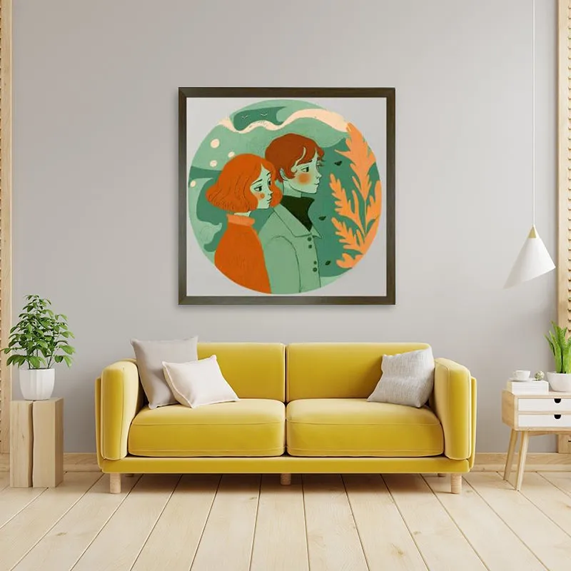 Couple Chroma Canvas Wall Art media 4