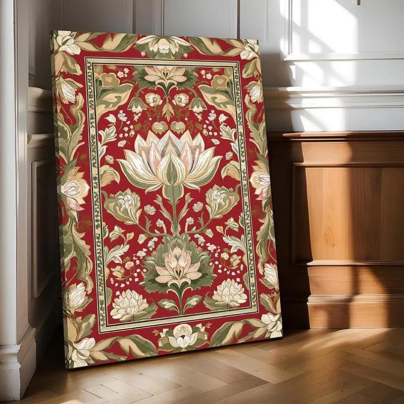 Sitaron ki Phool Canvas Traditional Wall Art media 3