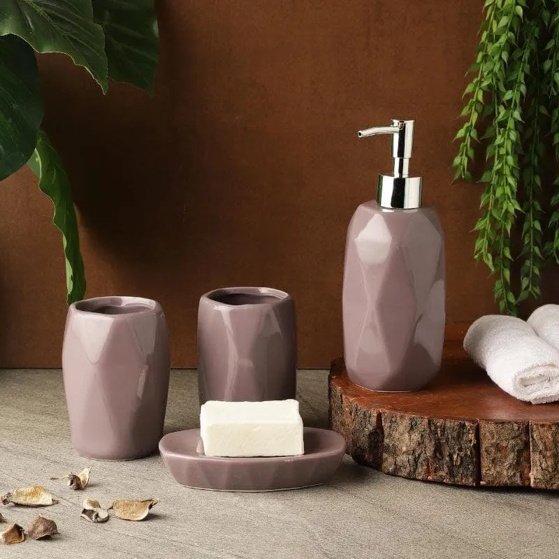 Scuzy Rhombic Bathroom Set media 1