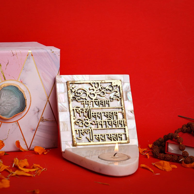 Om Namah Shivay TeaLight Holder