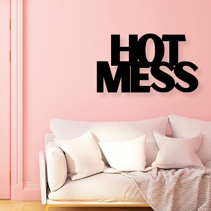 Hot Mess Iron Wall Accent
