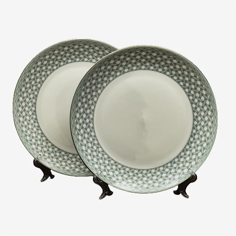 Valera 24k Gold Brushed Porcelain Dinner Set - 33 Piece Set media 8