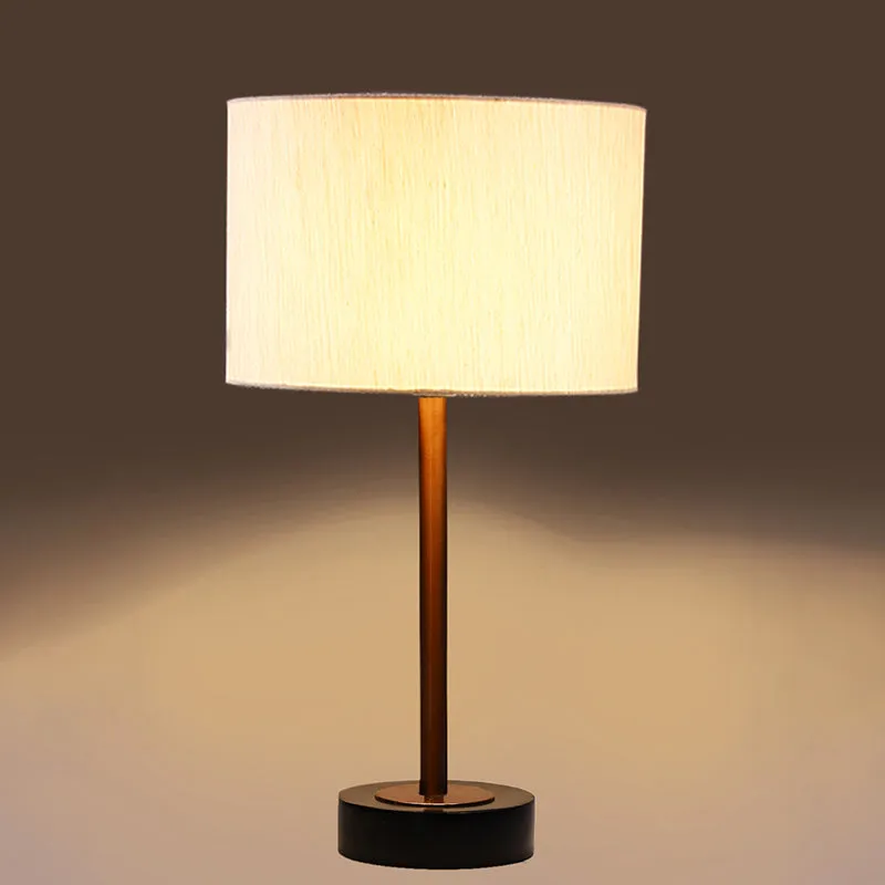 Cotin I Rodin Wooden Table Lamp - OffWhite,Copper,Black media 6