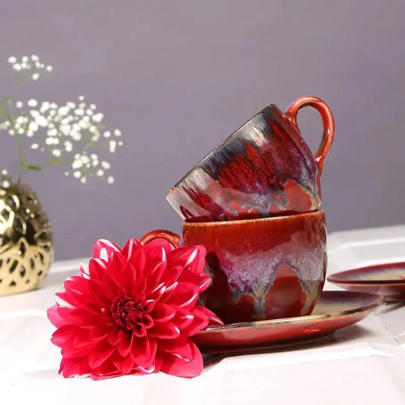 Gramae Handmade Cup & Saucer - 300 ML media 3