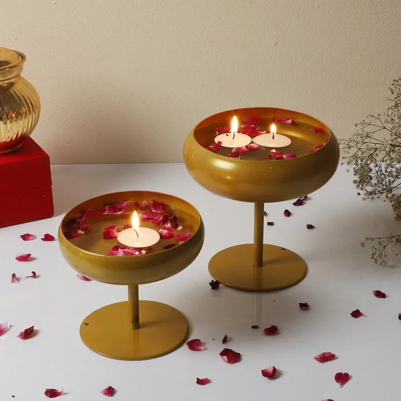 LumiStack Goblet Candler Holder - Set Of Two media 4