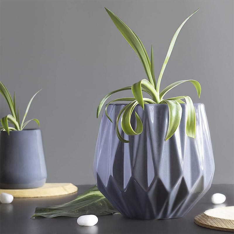 Ugaoo Precious Horcrux Ceramic Pot - Grey media 3