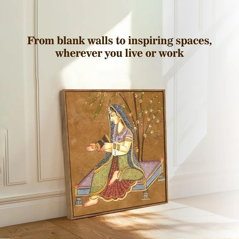 Indian Essence Canvas Wall Art With Frame media 8