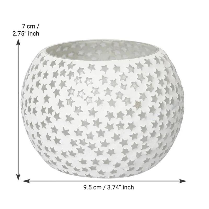 Tvisa Mosaic Glass Tealight Candle Holder media 4