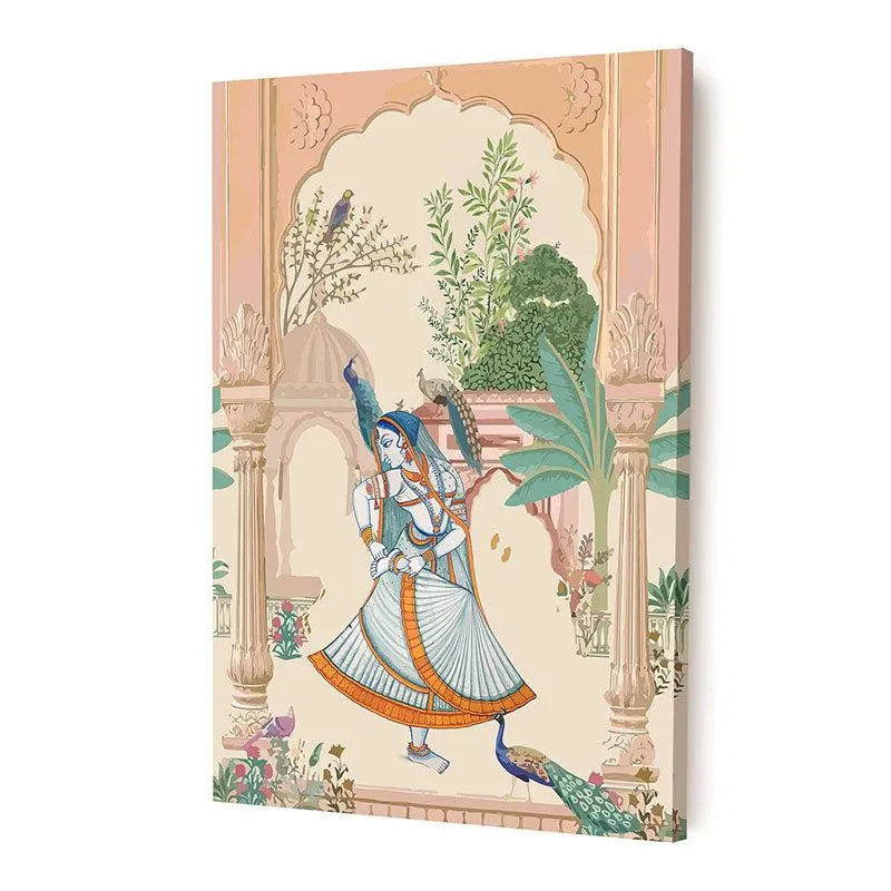 Folk Mantra Canvas Wall Painting media 3