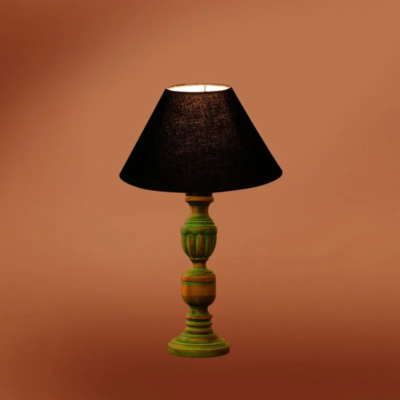 Arvello Ziora Wooden Table Lamp - Black media 7