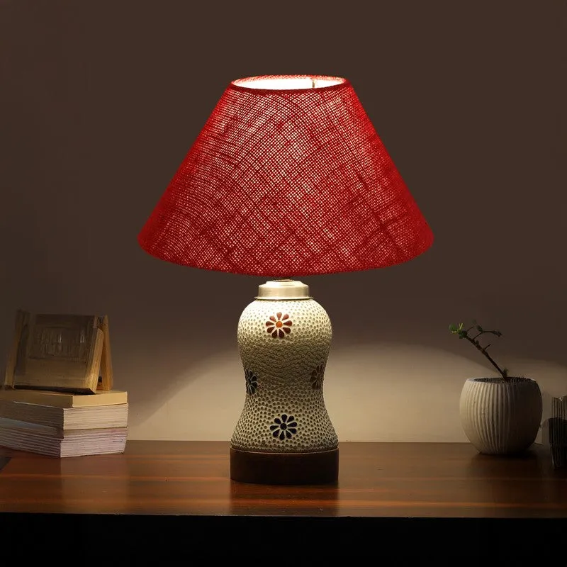 Rattora Wooden Table Lamp - Multicolor media 1