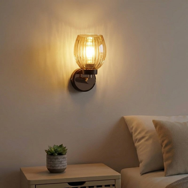 Clear Shine Glass Wall Lamp