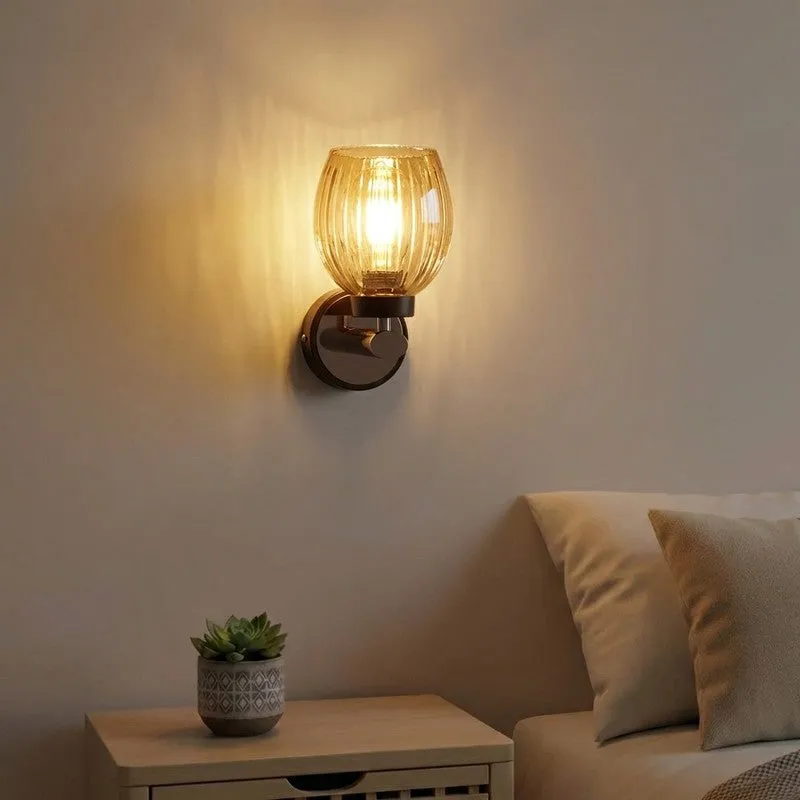 Clear Shine Glass Wall Lamp media 1