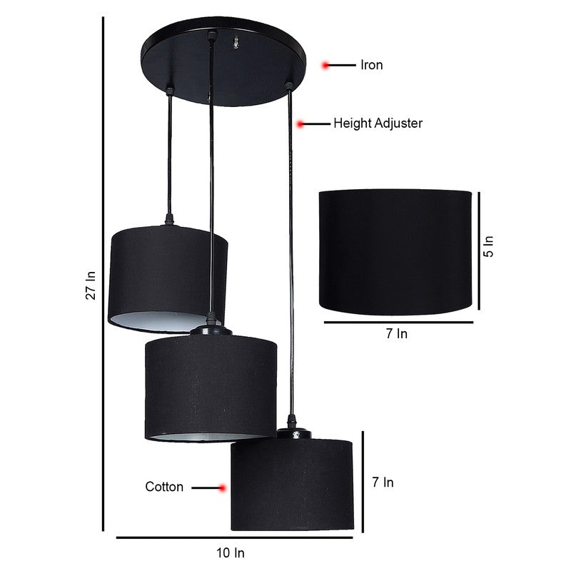 Lumera Drift Metal Ceiling Lamp - Black media 8