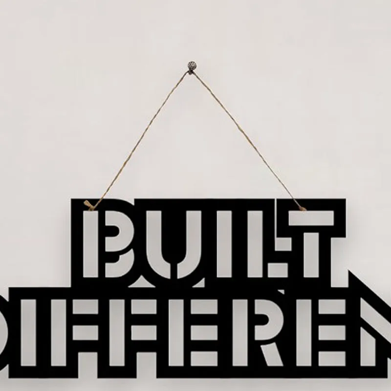 Built Differently Mild Steel Wall Accent media 4