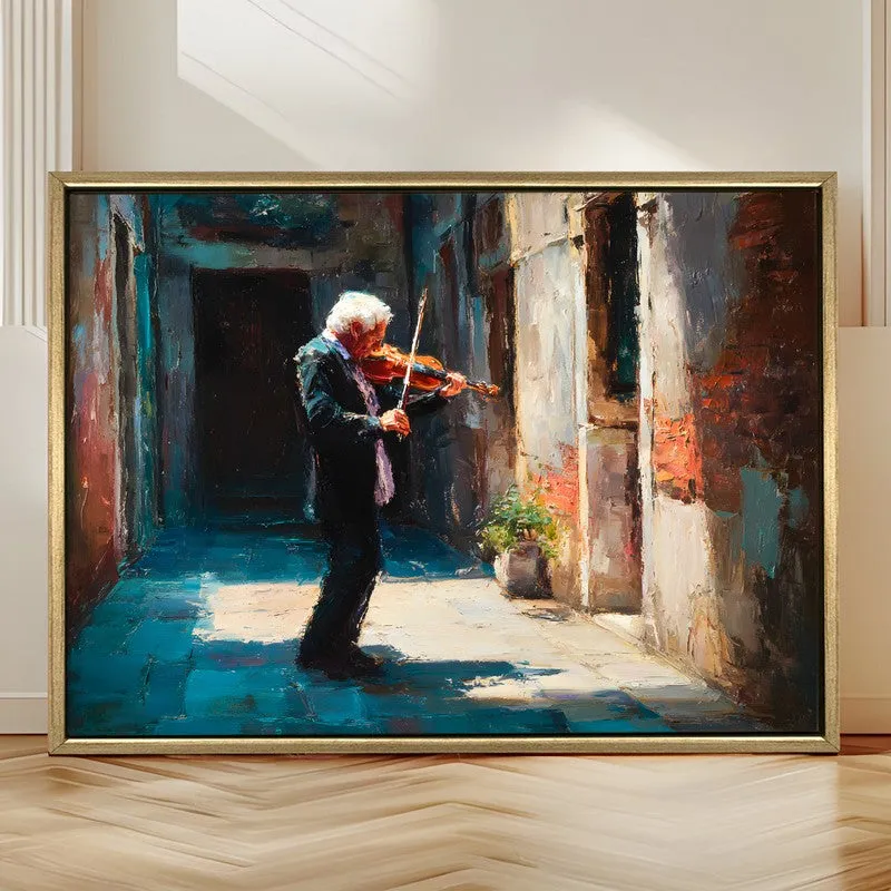 Chiaroscuro Soul Canvas Wall Painting With Frame media 4