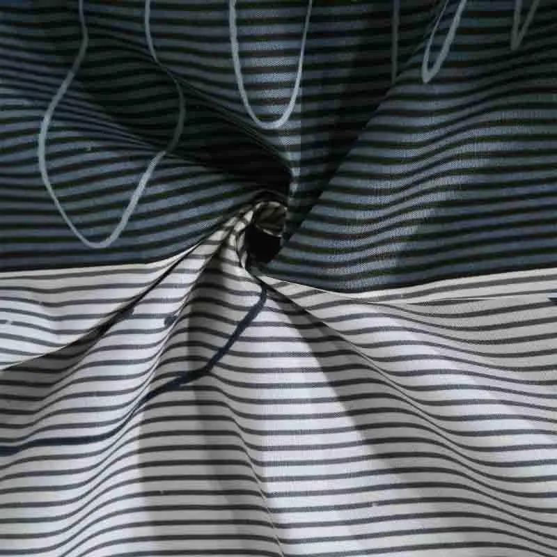 Pinstripes Drama Bedsheet - 140 GSM media 5