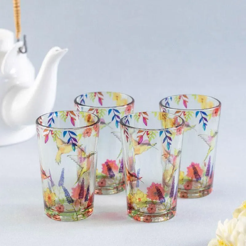 Blossom Bliss Chai Glass - Set Of Four media 1