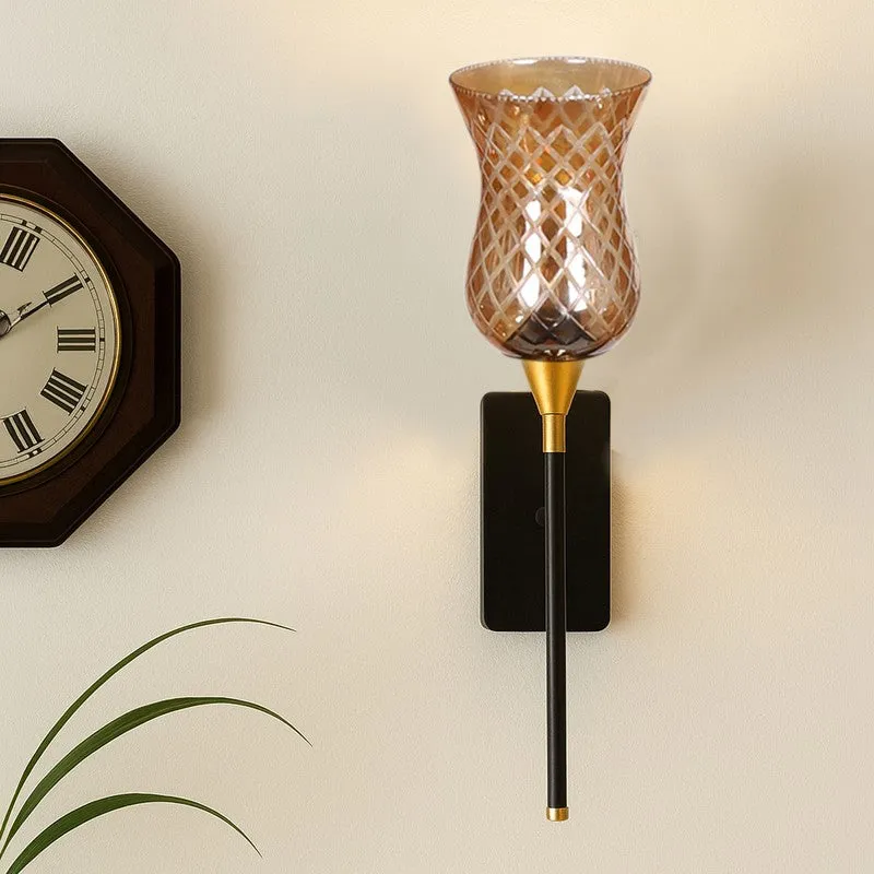 Vintage Glow Glass Wall Lamp media 3
