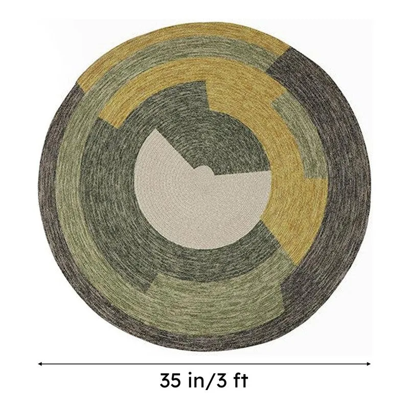 Enova Round Cotton Rug media 8