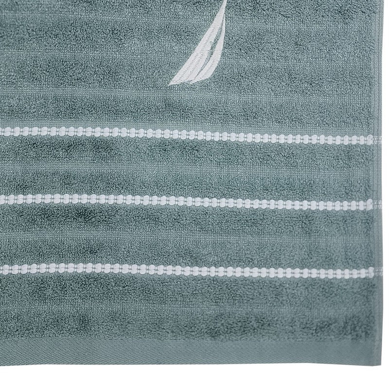 Nautica Oasis Stripe Bath Towel - Green media 5