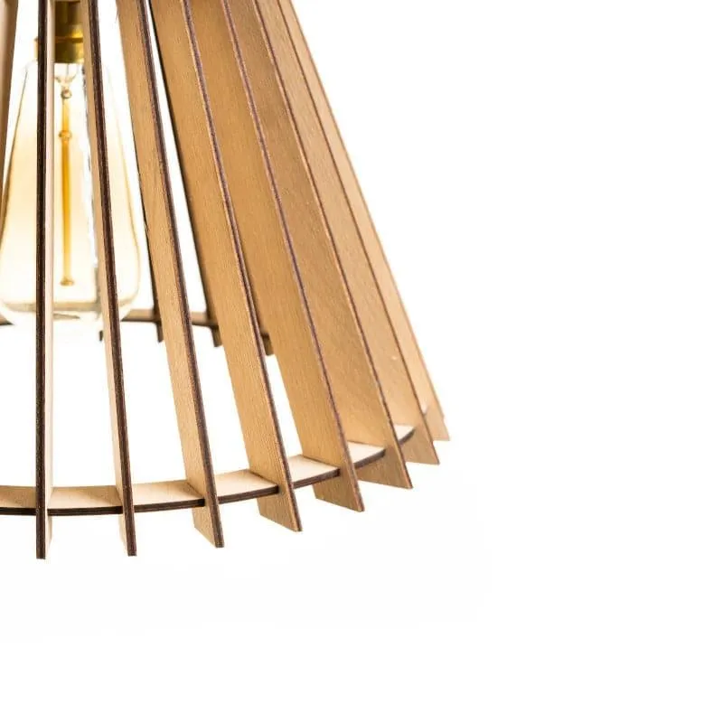 Akari Wooden Ceiling Lamp media 5