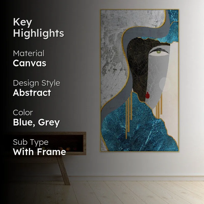 The Sea And The Waves Abstract Canvas Wall Painting media 2
