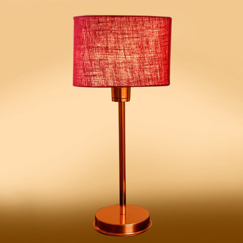 Kavira Enzo Metal Table Lamp - Maroon media 6