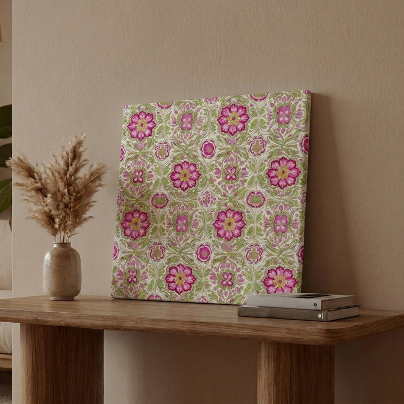 Tribal Flora Canvas Wall Art