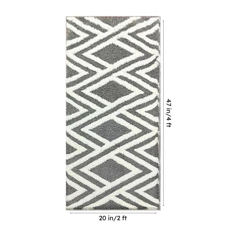 Luxe Plush Micro Fiber Runner Rug - grey media 10