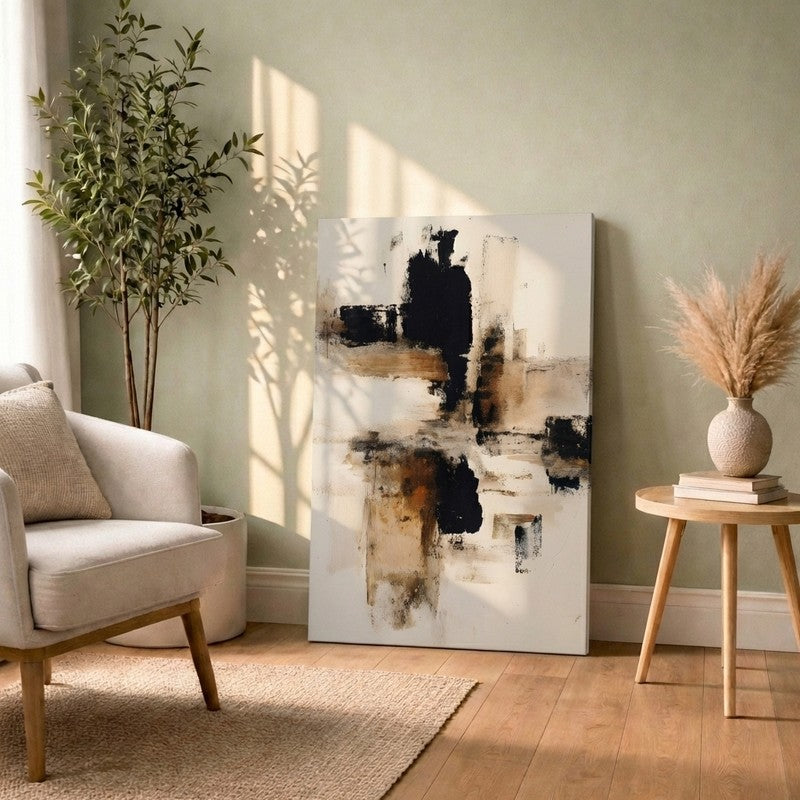 Dynamic Color Intersection Canvas Wall Art