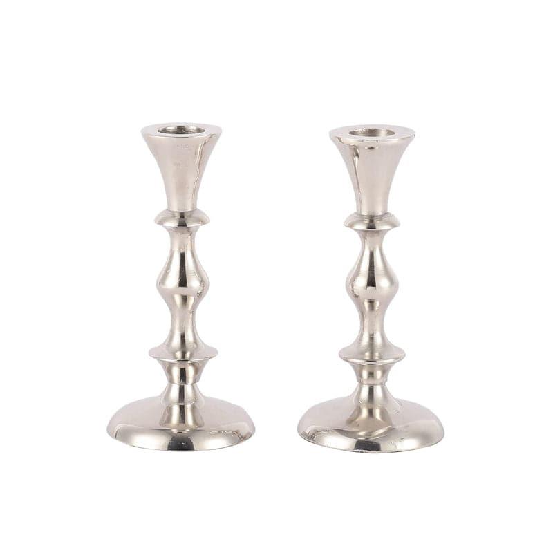 Morgera Candle Holder (Silver) - Set Of Two media 5