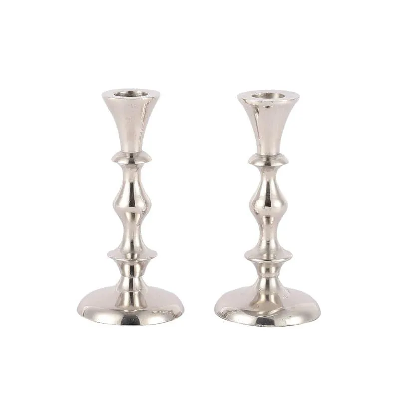 Morgera Candle Holder (Silver) - Set Of Two media 5