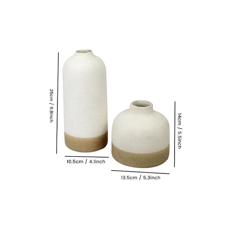 Yosei Ceramic Vase - Set Of Two media 4