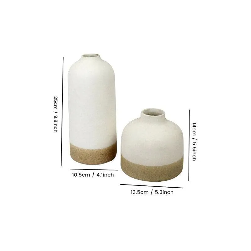 Yosei Ceramic Vase - Set Of Two media 4
