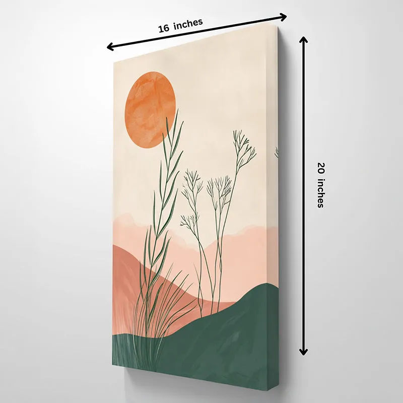 Wispy Meadow Wall Painting media 5