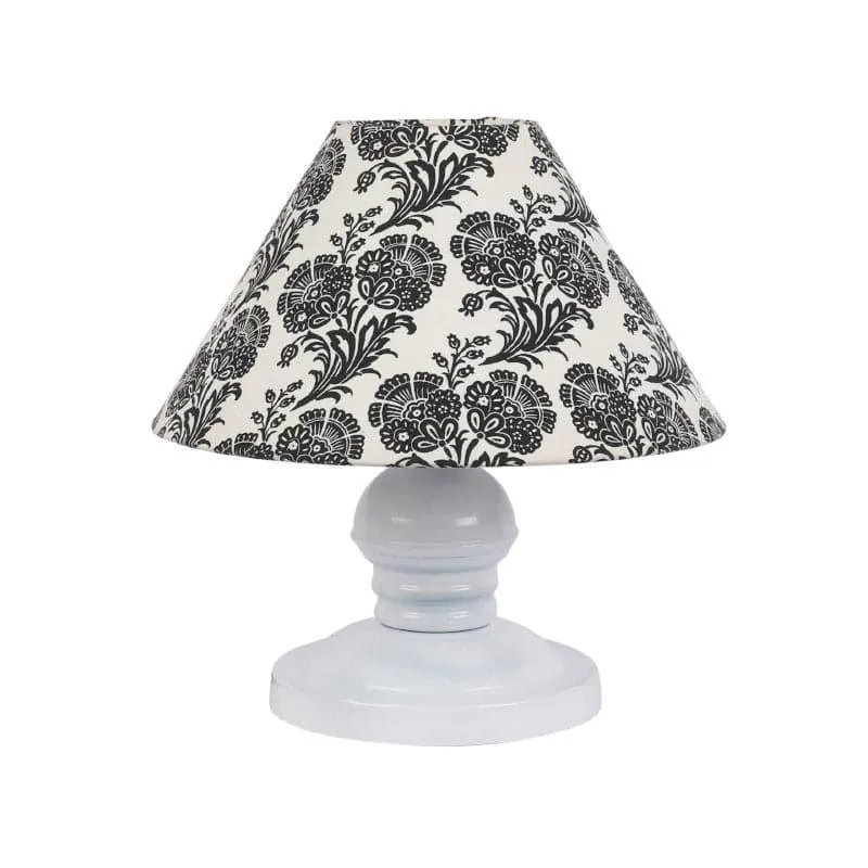 Filigree Myrla Fabric Table Lamp - Black,White media 4