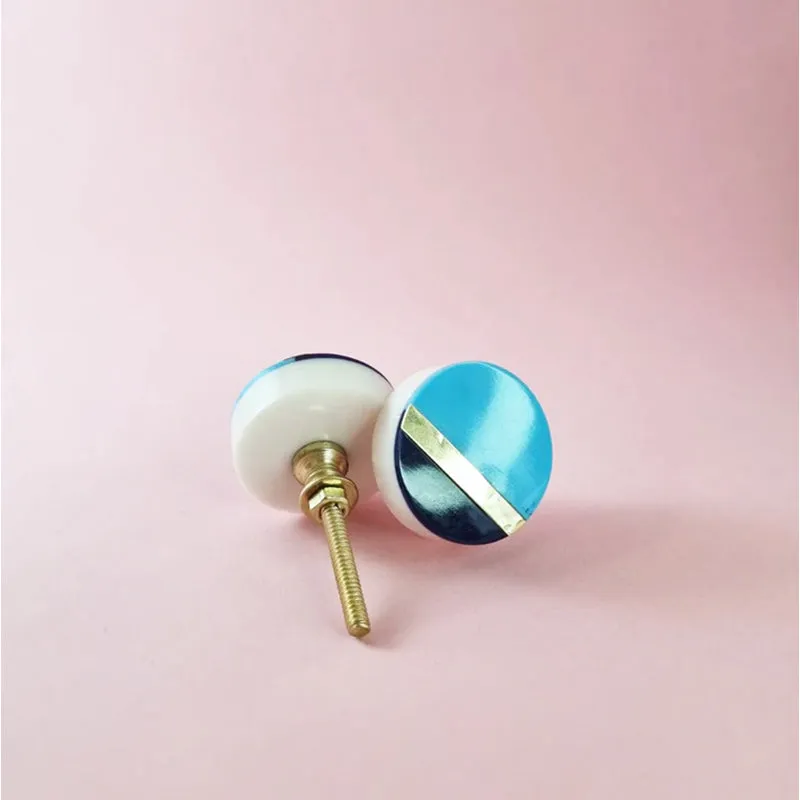 Cobalt Drawer Knob - Set Of Two media 1