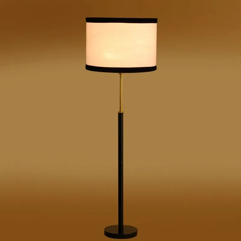 Nordic Glow Wooden Floor Lamp - White & Black media 7