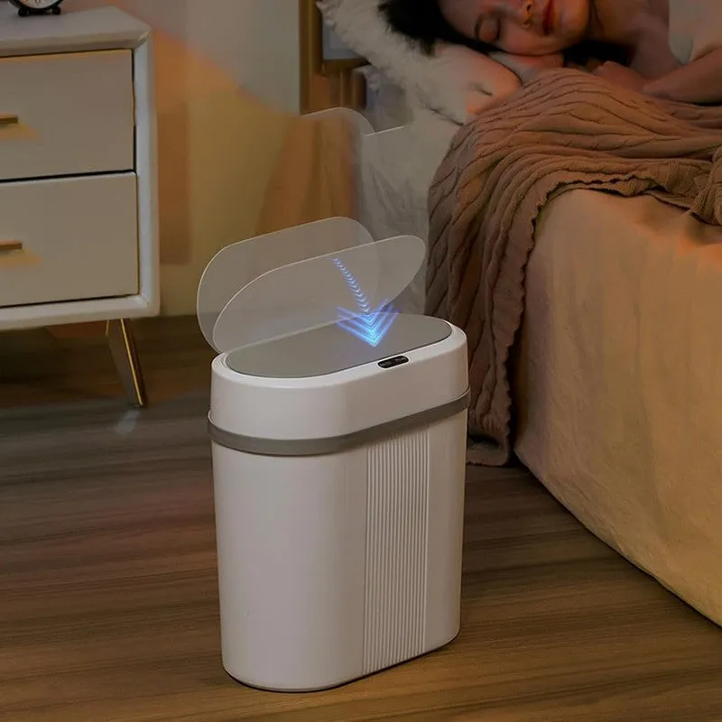 Air Wave Smart Motion Sensor Dustbin - White media 1