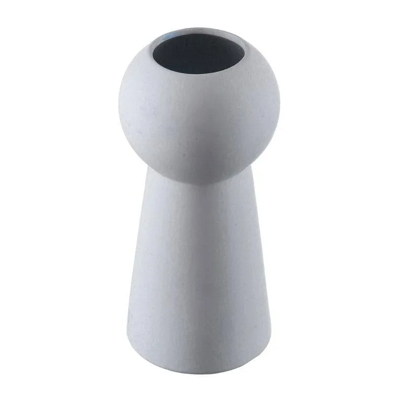 Zircon Ceramic Vase - Grey media 4