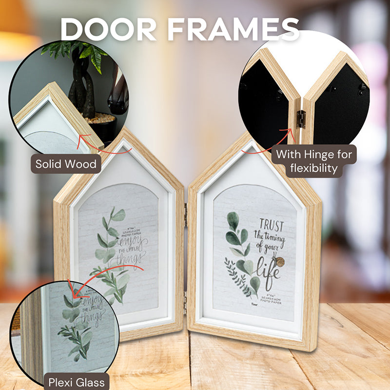 Memory Home Wood Photo Frame - Beige media 4